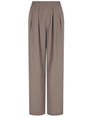 Emporio Armani Tapered Trousers - Marron