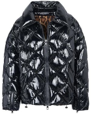 Dolce & Gabbana Gewatteerde Jas - Zwart