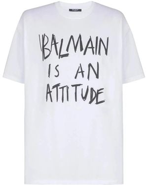 Balmain T-Shirts - Bianco