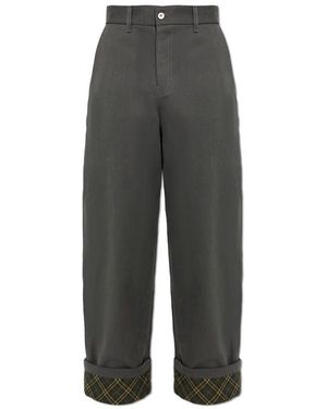 Burberry Straight Pants - Gray