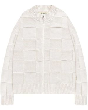 RETERNITY Truien & Vesten ,Katoen L'Ouvrage Knit Jacket - Wit