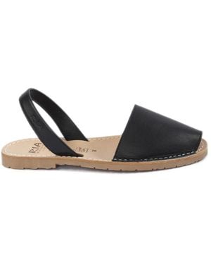 Ria Menorca Flat Sandals - Nero