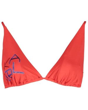 KARL LAGERFELD Elastane Badkleding - Rood