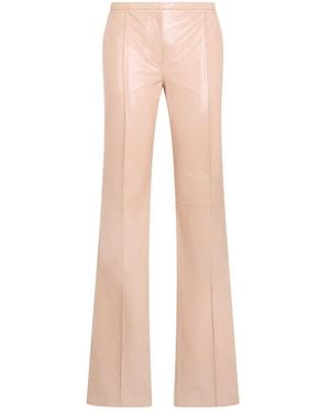 Philosophy Di Lorenzo Serafini Leather Trousers - Pink