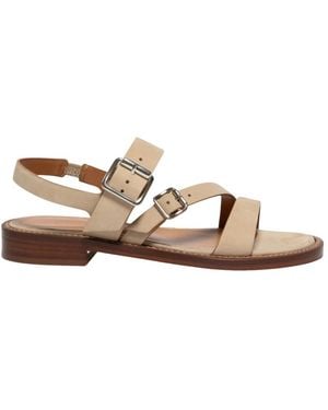 Guglielmo Rotta Flat Sandals - Brown