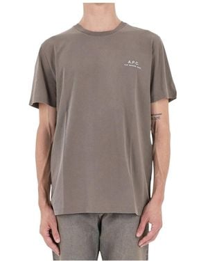 A.P.C. Tops ,Grijs ,Katoen Gabby T-Shirt