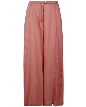 forte_forte Wide Trousers - Rojo