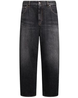 Dondup Jeans ,Zwart ,Katoen Anthony Loose Jeans - Grijs
