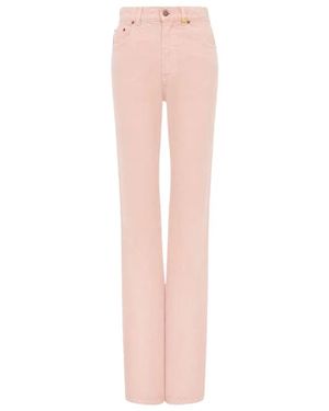 Chloé Straight Jeans - Pink
