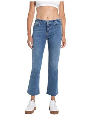 Replay Wb516 Cropped Jeans - Blauw