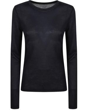 Majestic Filatures Long Sleeve Tops - Bleu