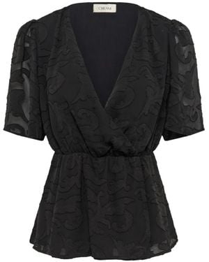 Cream Blouses - Noir