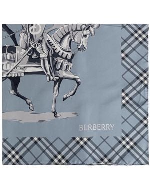 Burberry Silky Scarves - Bleu