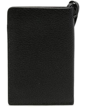 Tom Ford Accessoires ,Zwart ,Leer Kaarthouder Met Band