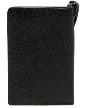 Tom Ford Accessoires ,Zwart ,Leer Kaarthouder Met Band