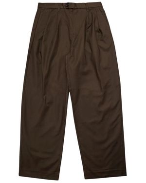 SELECTED Straight Trousers - Green