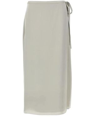 Theory Midi Skirts - Gris