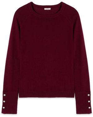 Oltre Round-Neck Knitwear - Violet