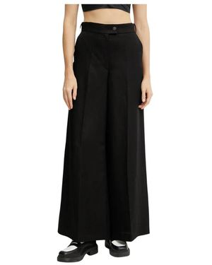 IVY & OAK Wide Trousers - Negro