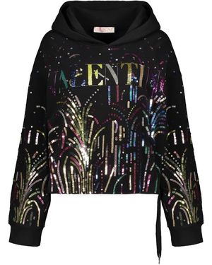 Valentino Garavani Hoodies & Sweatvesten ,Zwart ,Sweatshirts & Hoodies