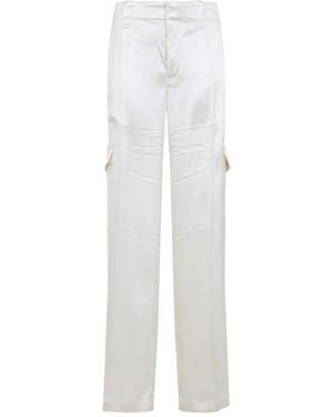 Phoebe Philo Straight Trousers - White