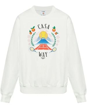 CASABLANCA Sweatshirts - Bianco