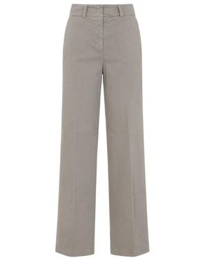Peserico Wide Trousers - Grey