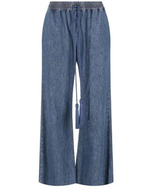 Valentino Wide Trousers - Blue