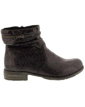 Rieker Lace-Up Boots - Negro