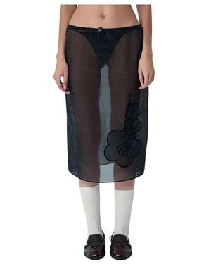 Cecilie Bahnsen Midi Skirts - Black