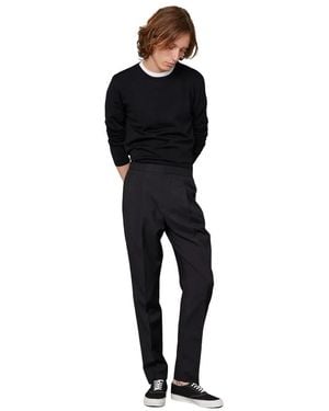 Officine Generale Slim-Fit Trousers - Black