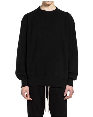Rick Owens Temple Jumbo Ls Sweater - Zwart