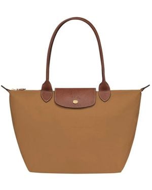 Longchamp Tote Bags - Brown