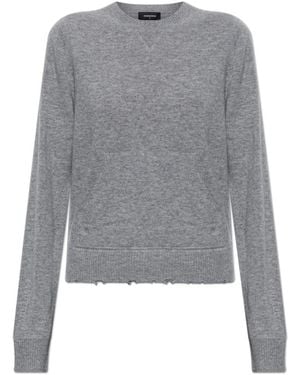 DSquared² Round-Neck Knitwear - Grigio