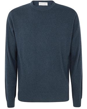 FILIPPO DE LAURENTIIS Knitwear > round-neck knitwear - Bleu