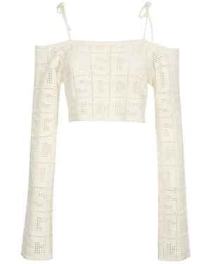 Gcds Long Sleeve Tops - Blanco