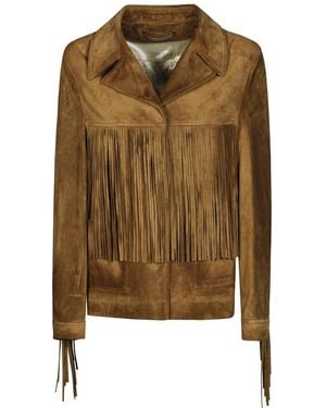 Golden Goose Leather Jackets - Groen
