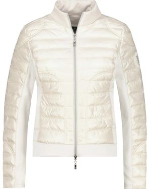 Monari Gewatteerde Jas Met Neopreen - Wit