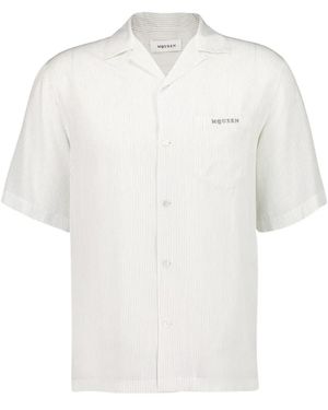 McQueen Short Sleeve Shirts - Wit