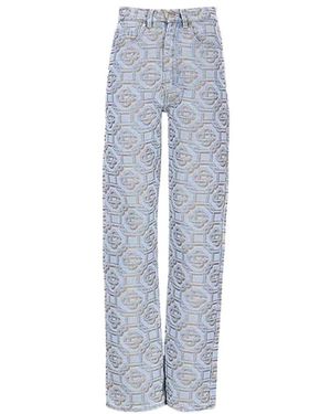 CASABLANCA Straight Fit Jeans - Blue