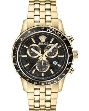 Versace Herren, Armbanduhr, Sport Chrono, Vezca0724 - Mettallic