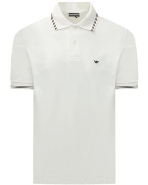 Emporio Armani Polo Shirts - White