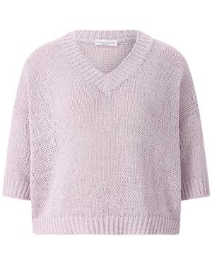 Roberto Collina V-Neck Knitwear - Violet