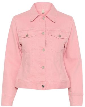 Inwear Giacca denim rosa pallido con tasche