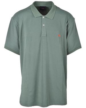 Peuterey Stretch Nylon Pique Polo - Groen