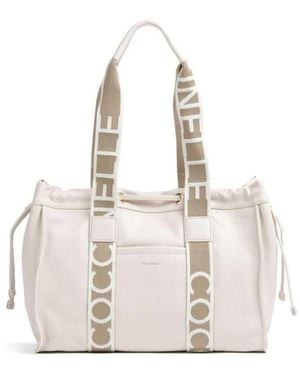 Coccinelle Tote Bags - Blanco
