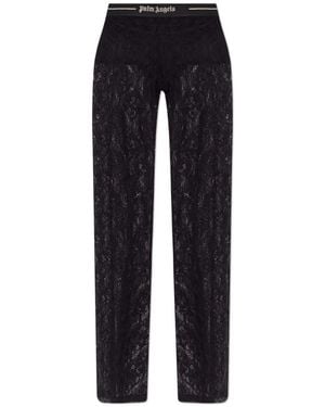 Palm Angels Wide Pants - Black