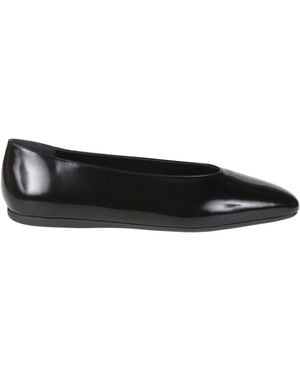 Prada Ballerinas Aus Glattleder - Schwarz