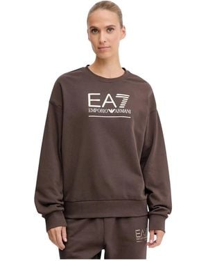 EA7 Sweatshirts - Marron