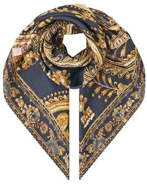 CAMILLA Silky Scarves - Metallic